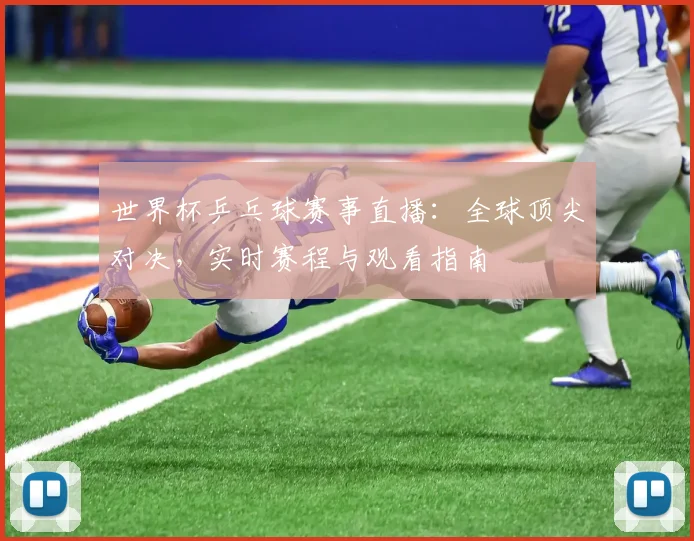 世界杯乒乓球赛事直播：全球顶尖对决，实时赛程与观看指南